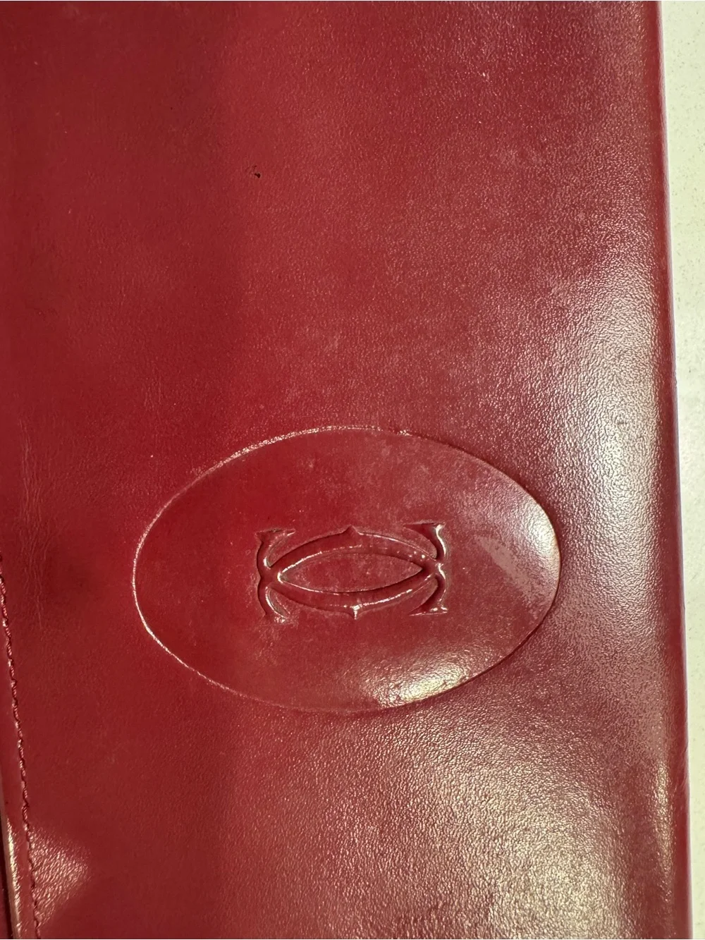 Cartier slim checkbook